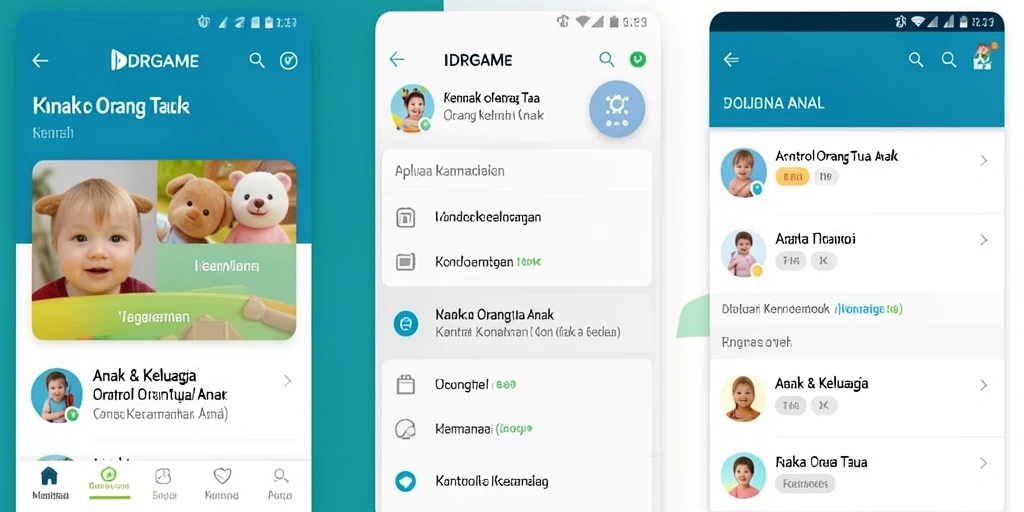 Tampilan utama IDRGAME yang memudahkan kontrol orang tua.