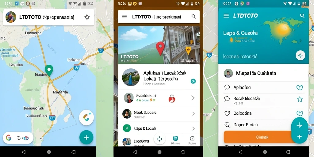 Tampilan antarmuka LTDTOTO dengan fitur Lacak Lokasi yang intuitif.