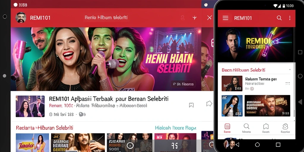 Tampilan antarmuka REMI101 yang menarik dan informatif.